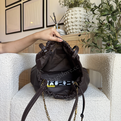 The Cristina Leather Tote in Brown (in- transit✨)