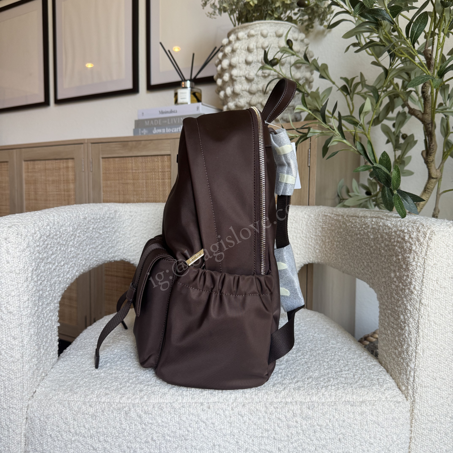 Carter Cargo Large Backpack in Espresso