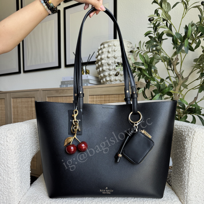 Tessa Tote Bag in Black (in-transit✨)