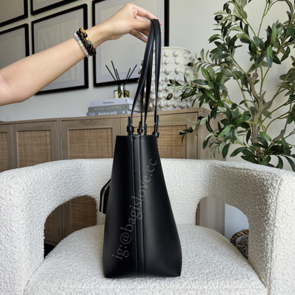 Tessa Tote Bag in Black (in-transit✨)