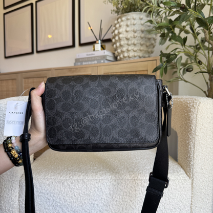 Jack Small Flap Crossbody Bag In Signature Canvas (in- transit✨)