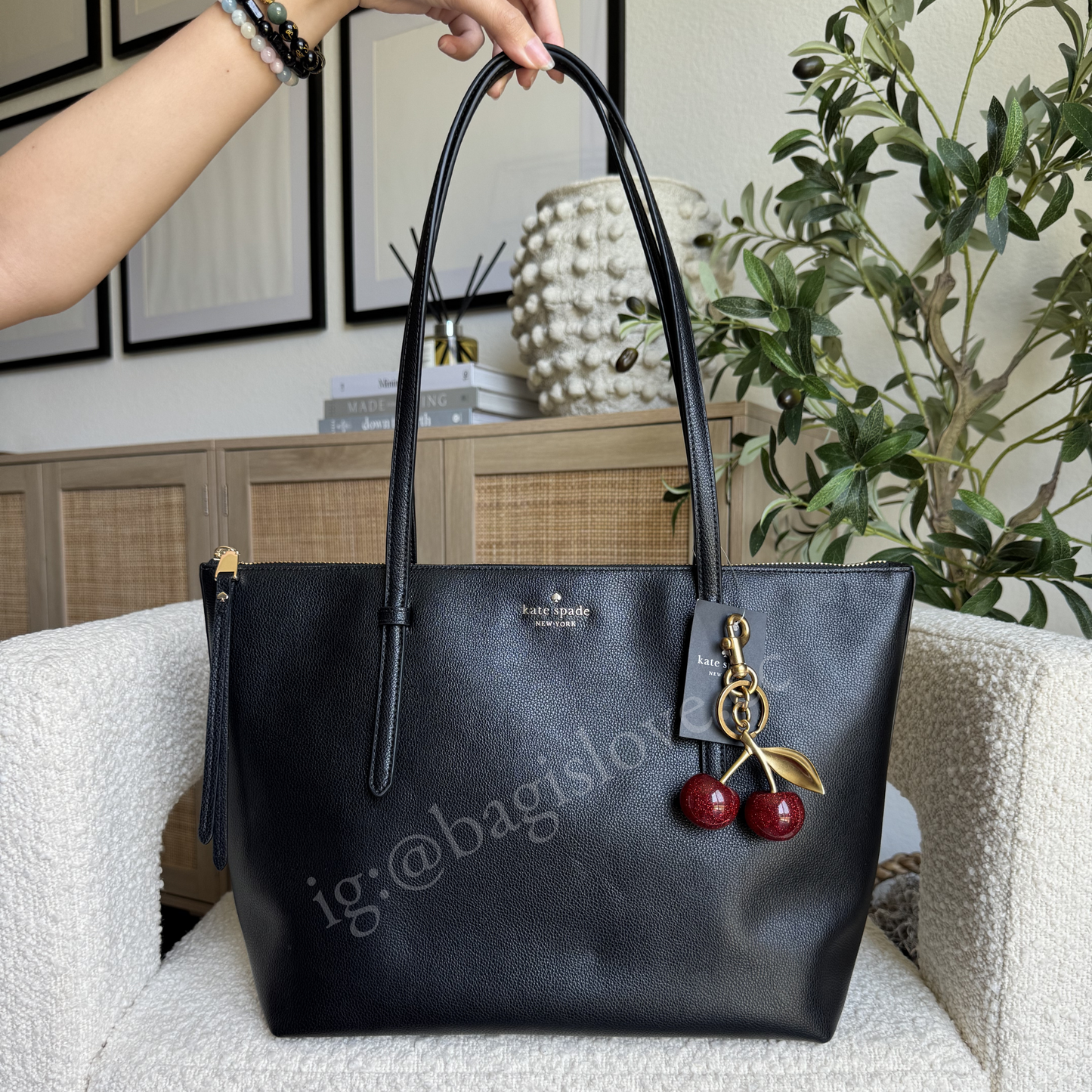 All Day Tote in Black (in-transit✨)