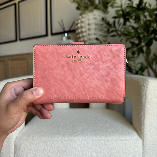 Madison Medium Bifold Wallet in Pink (8-10 weeks arrival 📦🌊)