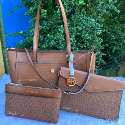 Maisie 3 in 1 Leather Large Tote