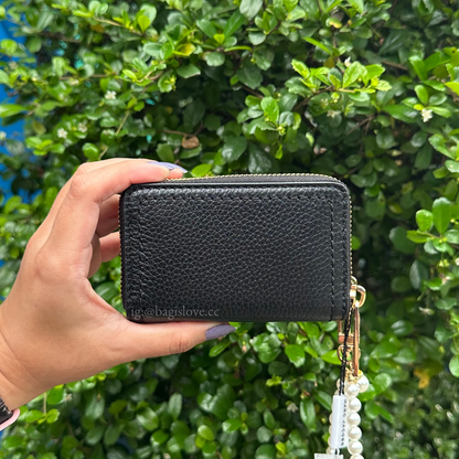 The Groove Double-Zip Leather Card Case