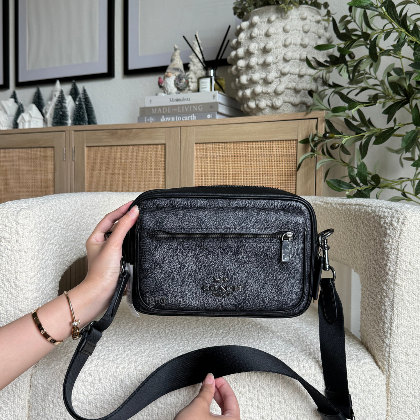 Elias Crossbody In Signature Canvas