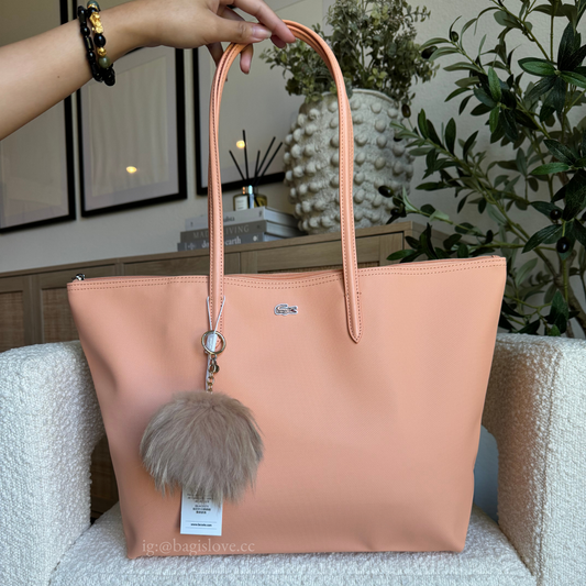 Women's Large L.12.12 Concept Tote in Reseda Pink in Recifal Orange  (8 weeks eta 🌊)