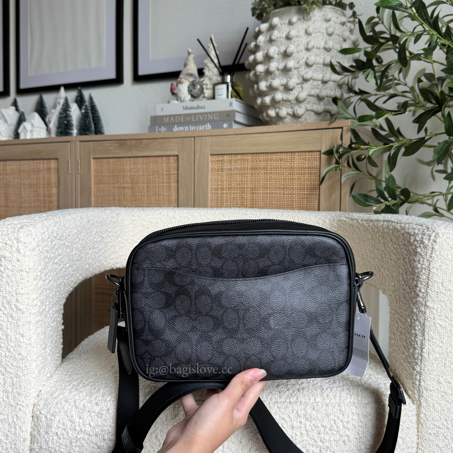 Elias Crossbody In Signature Canvas