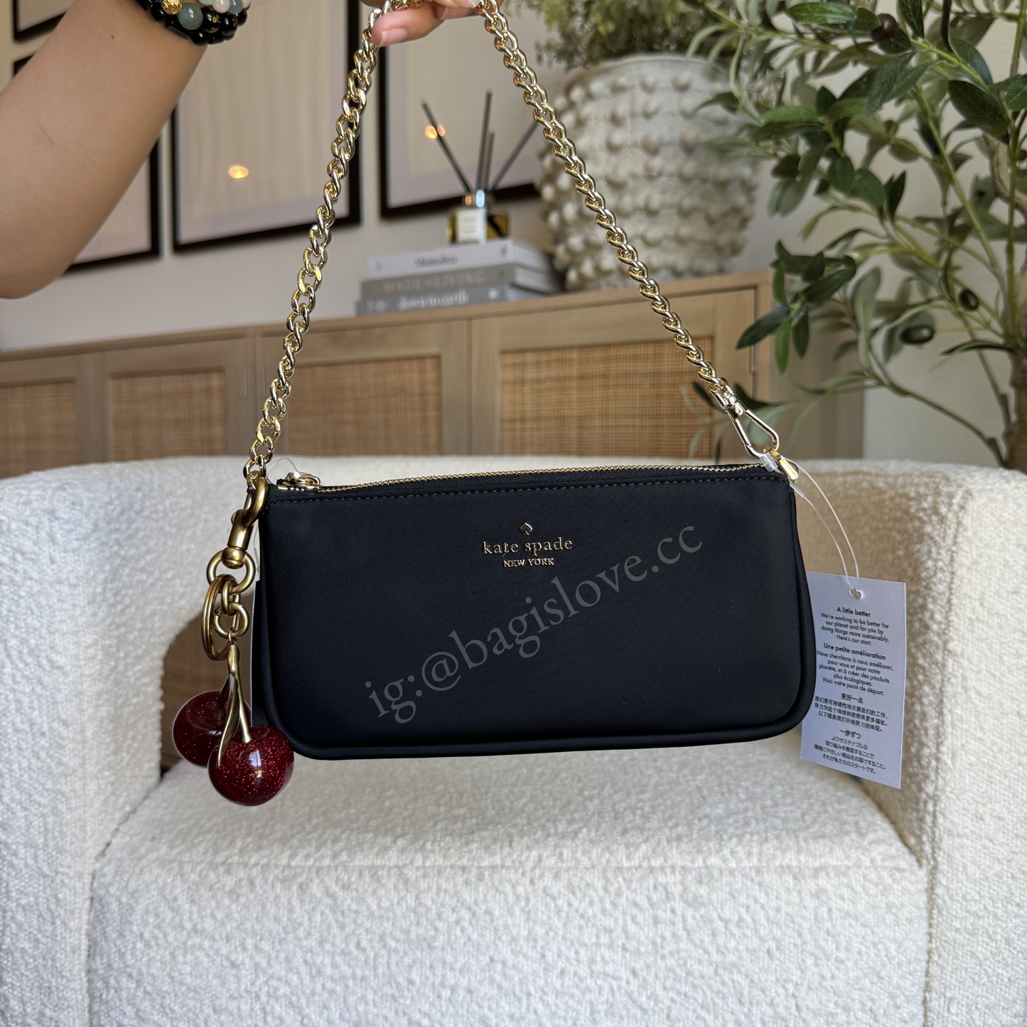 Gemini Mini Bag in Black