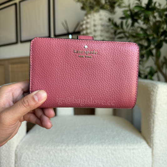 Lena Medium Bifold Wallet in Pink (8-10 weeks arrival 📦🌊)