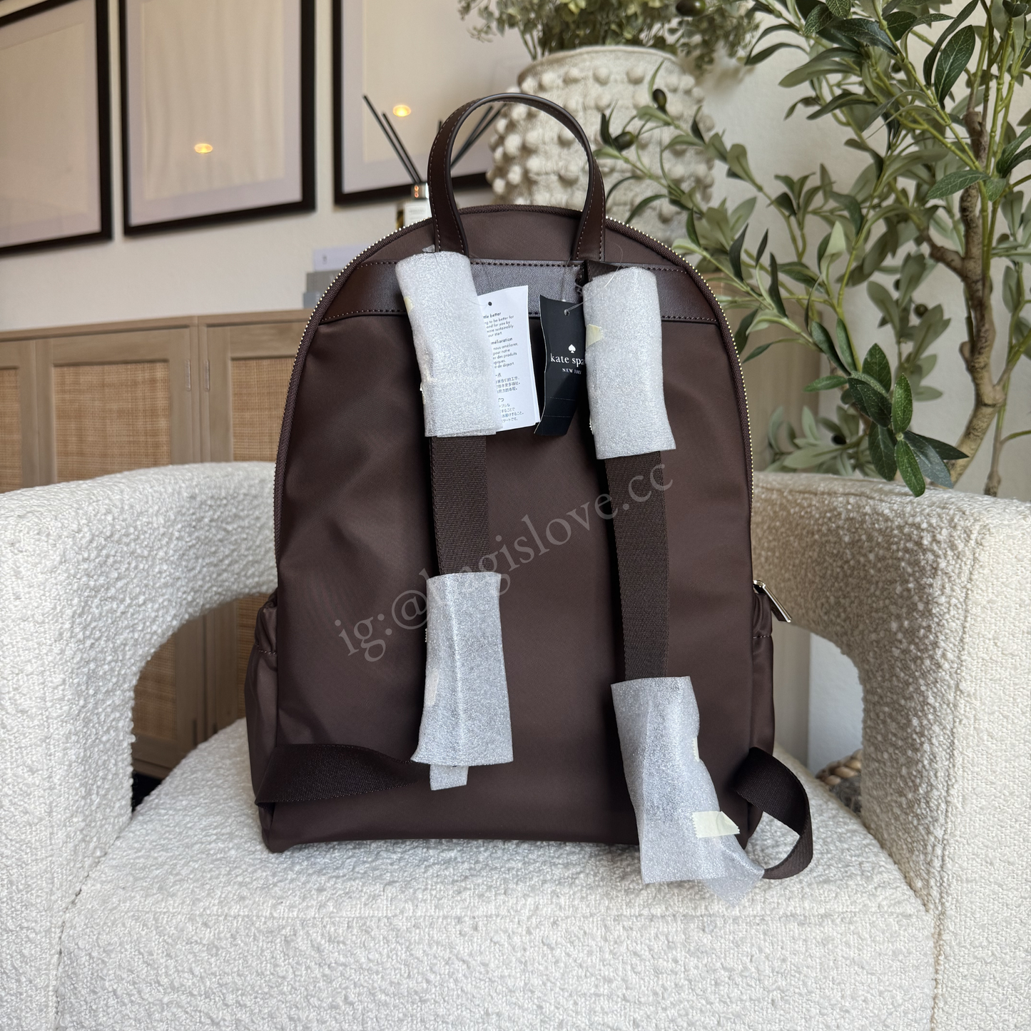 Carter Cargo Large Backpack in Espresso