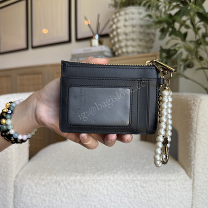 Quilted Key Ring Card Holder