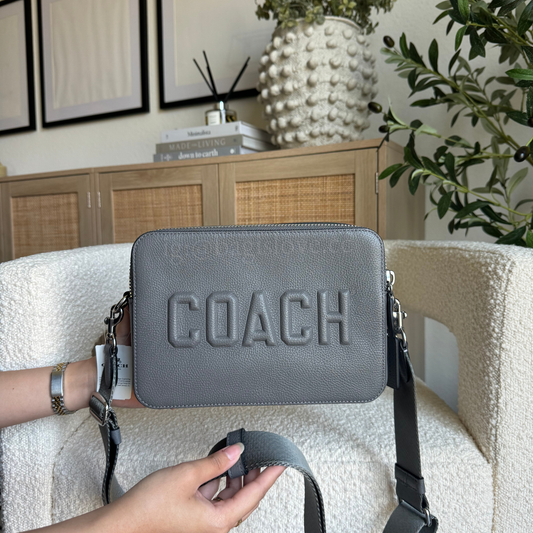Charter Crossbody Bag 24 With Coach Graphic in Gray (8-10 weeks arrival 📦🌊)