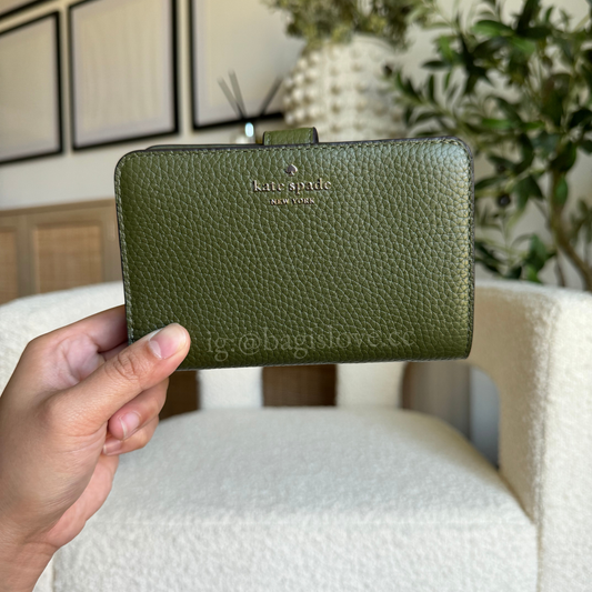 Lena Medium Bifold Wallet in Enchanted Green (8-10 weeks arrival 📦🌊)