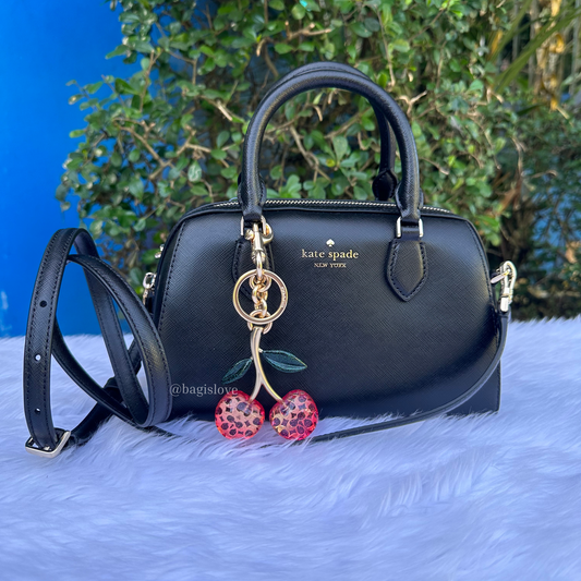 Madison Saffiano Leather Duffle Crossbody