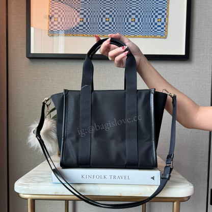 Kip Nylon Small Tote in Black (in-transit✨)