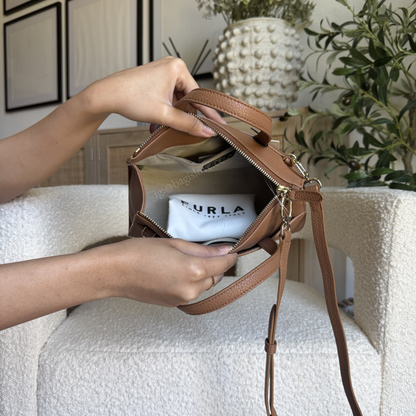 Miasofia Boston Bag in Brown (in- transit✨)