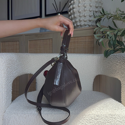 Selene Shoulder Bag in Espresso