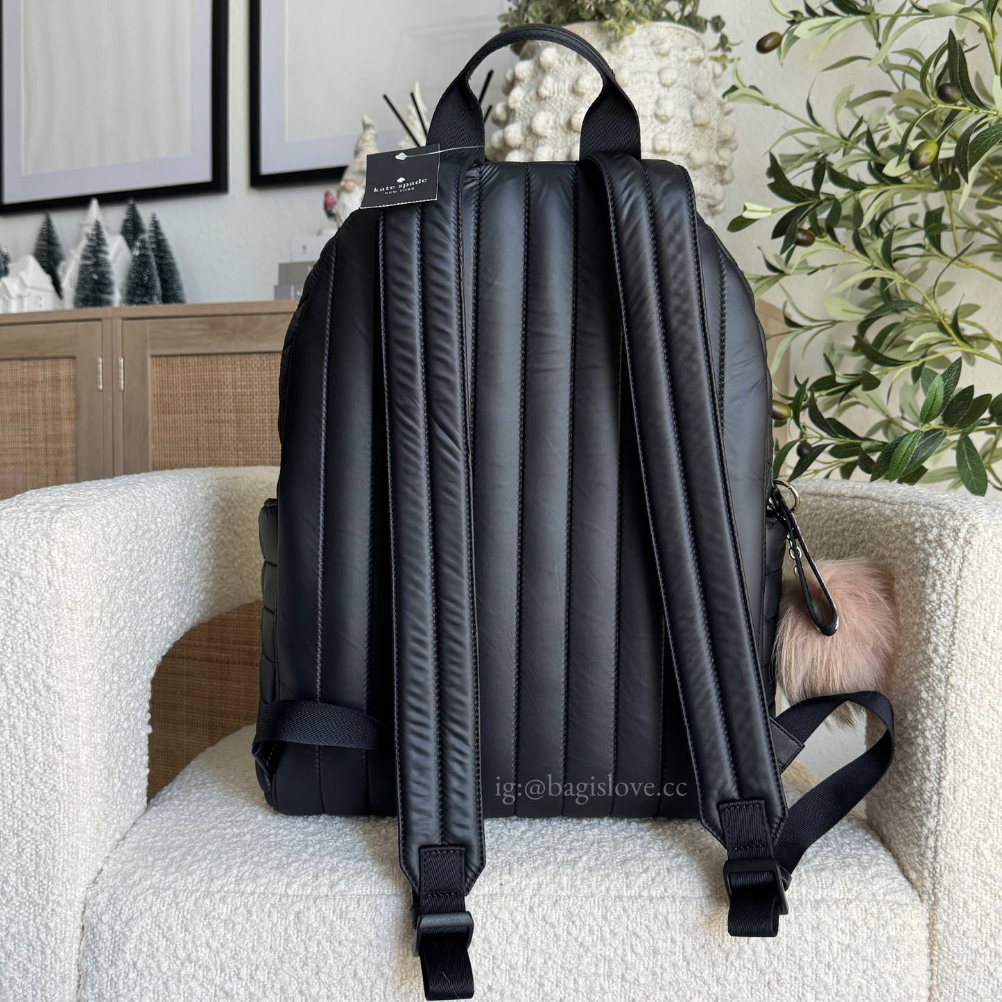 Camden Quilted Large Backpack