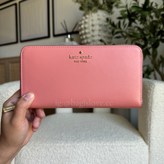 Madison Large Continental Wallet in Pink (8-10 weeks arrival 📦🌊)